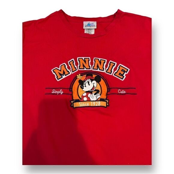 Disneyland Resort Embroidered Minnie Mouse Tee Size Extra Large - Picture 2 of 5